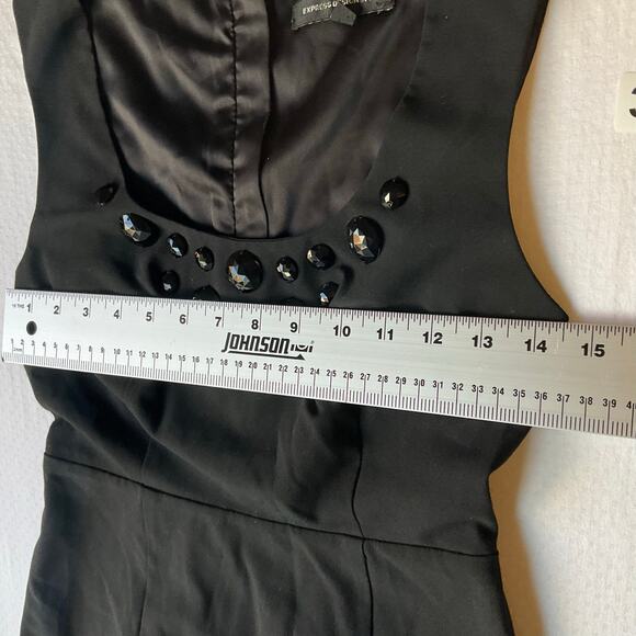 Express Design Studio Women Dress size 2 Sleeveless Knee Length Formal Black - Picture 3 of 9